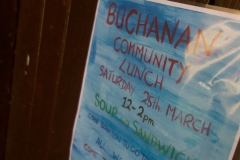 Community lunch at Buchanan Memorial Hall – pic © Loch Lomond Studios / Dave Arcari